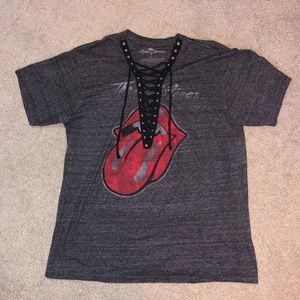 Rolling Stones Lace Up T-Shirt